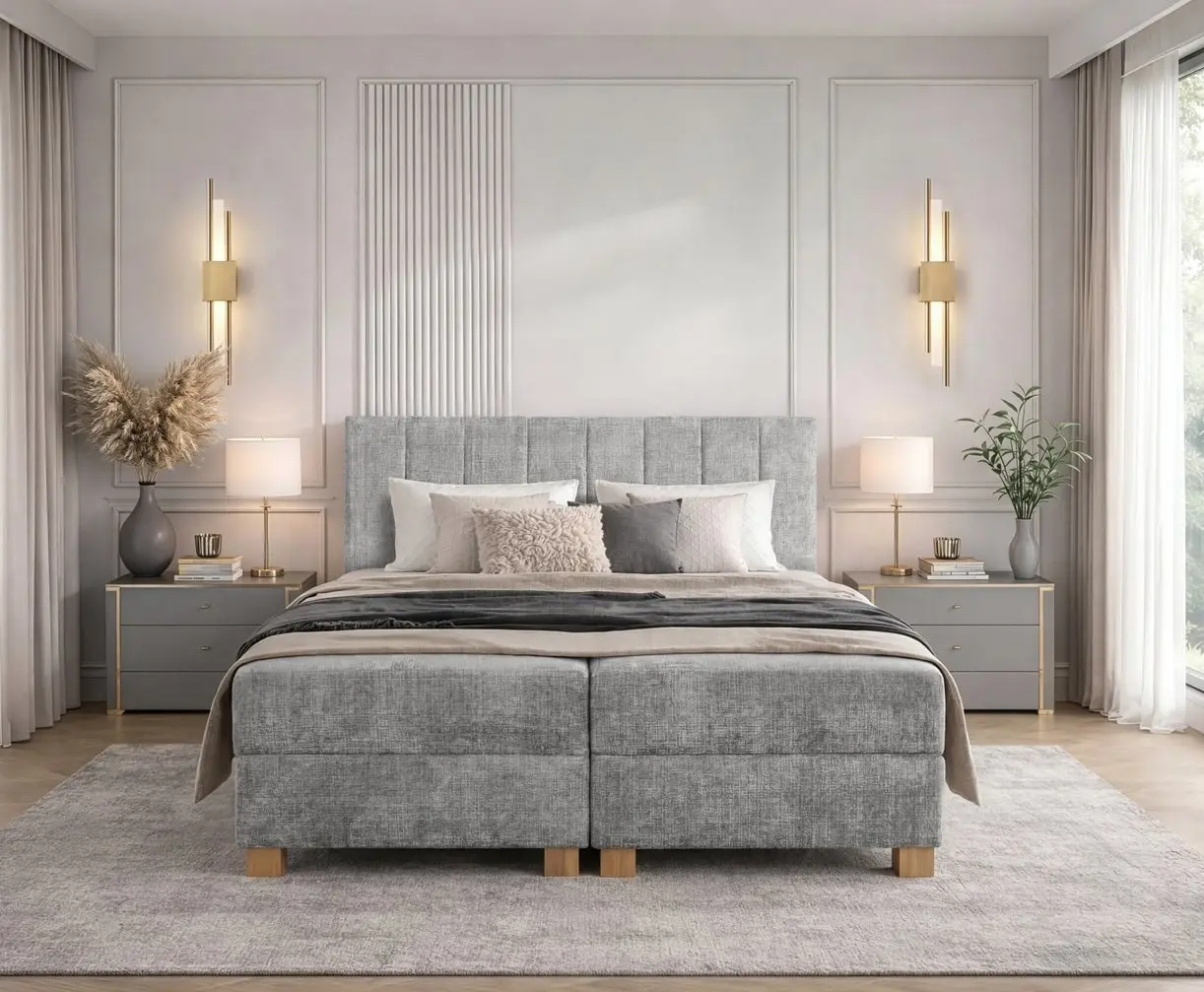 Кровать Halmar Largo 160x200 (Grey)