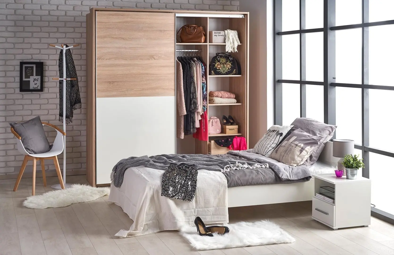 Кровать Halmar Lima 90x200 (White)