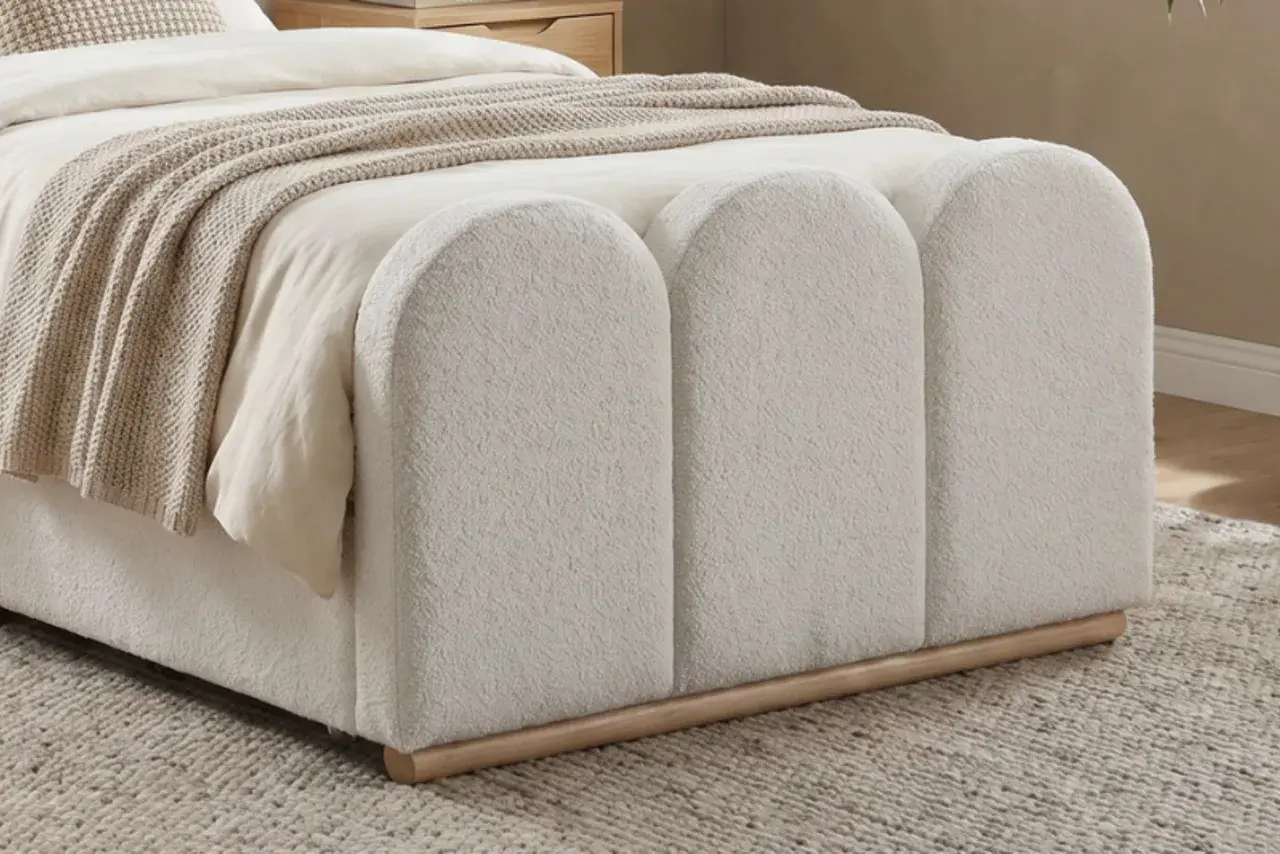 Кровать Halmar Macarena 90x200 (Cream) - 3