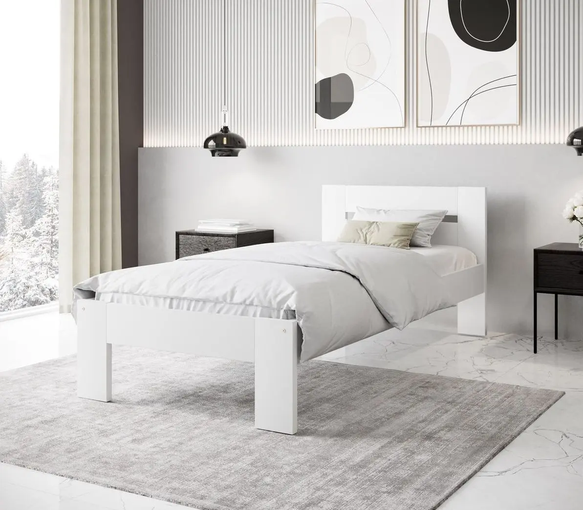 Pat Halmar Matilda 90x200 (White)