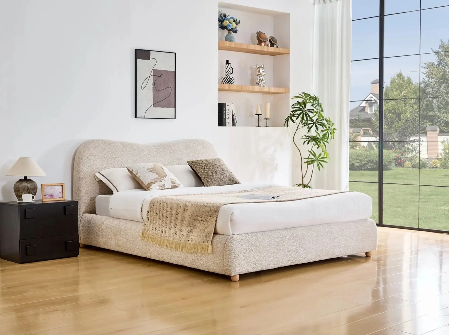 Кровать Halmar Navigo 160x200 (Beige) - 3