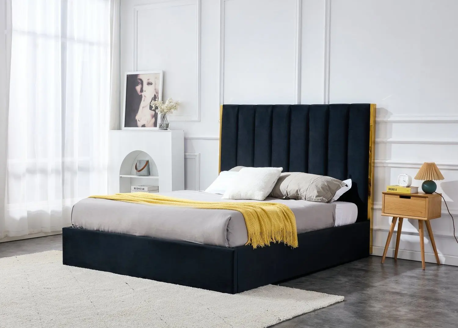 Pat Halmar Palazzo 160x200 (Black/Gold)