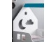 Pat-casuta Happy Babies House Cloud L01 70x140 (White/Blue)