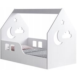 Pat-casuta Happy Babies House Cloud L03 80x160 (White) Thumb