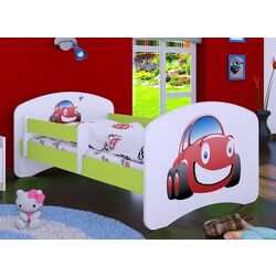 Pat Happy Babies Happy Auto L01 70x140 (White/Pastel Green) Thumb