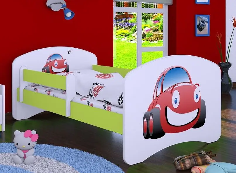 Pat Happy Babies Happy Auto L01 70x140 (White/Pastel Green)