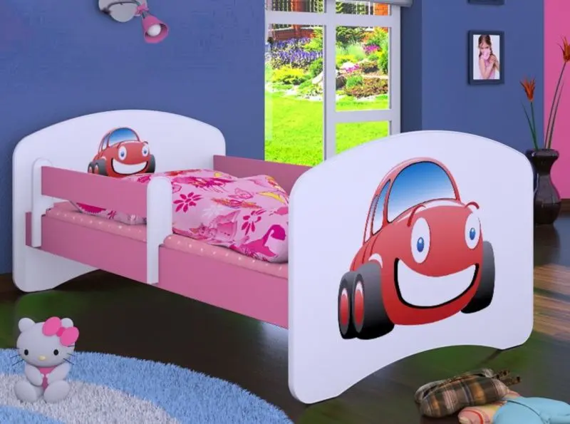 Pat Happy Babies Happy Auto L01 70x140 (White/Pink)