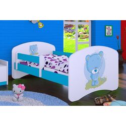 Pat Happy Babies Happy Bear L05 90x180 (White/Blue) Thumb