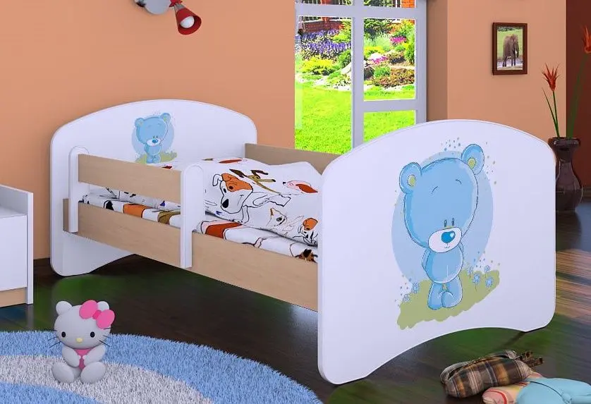 Кровать Happy Babies Happy Bear L05 90x180 (White/Light Pear)