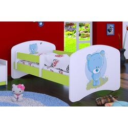 Pat Happy Babies Happy Bear L05 90x180 (White/Pastel Green) Thumb