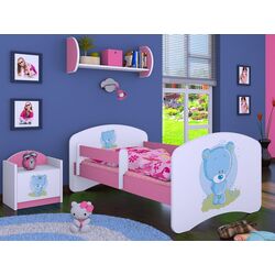 Кровать Happy Babies Happy Bear L05 90x180 (White/Pink)