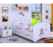 Pat Happy Babies Happy Bear On Cloud L06 cu sertar 90x180 (White)