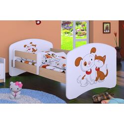 Pat Happy Babies Happy Dog and Cat L03 80x160 (White/Light Pear) Thumb