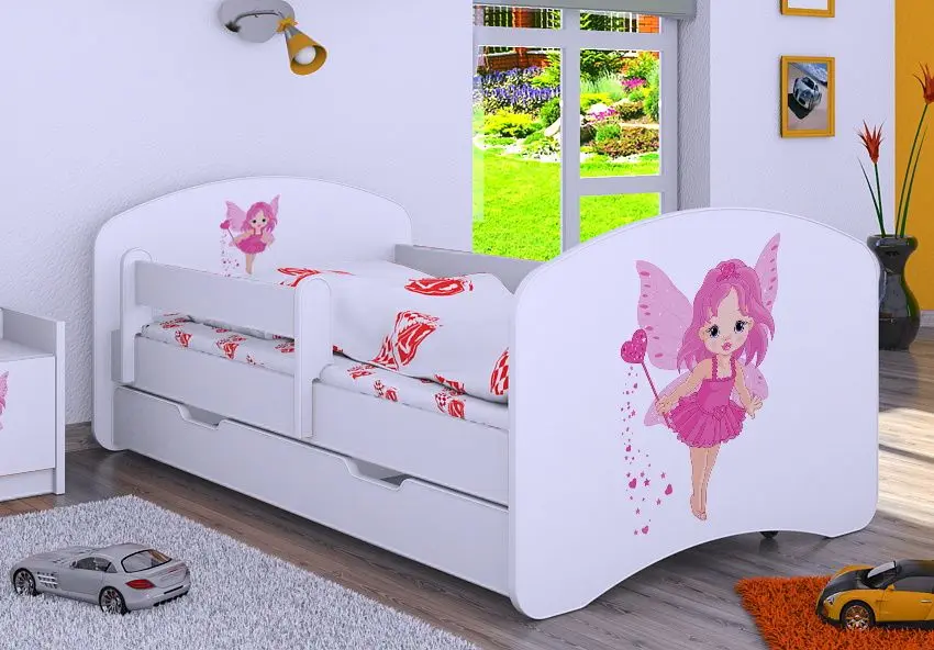 Pat Happy Babies Happy Fairy L02 cu sertar 70x140 (White)