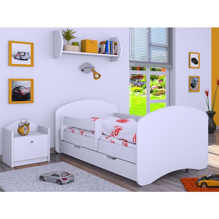 Кровать Happy Babies Happy L02 с ящиком 70x140 (White)