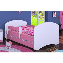 Pat Happy Babies Happy L02 cu sertar 70x140 (White/Pink) Thumb