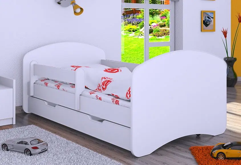 Pat Happy Babies Happy L04 cu sertar 80x160 (White)