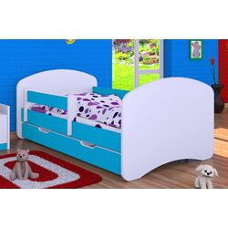 Pat Happy Babies Happy L06 cu sertar 90x180 (White/Blue) Thumb