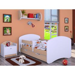 Pat Happy Babies Happy L08 cu sertar 90x190 (White/Light Pear)