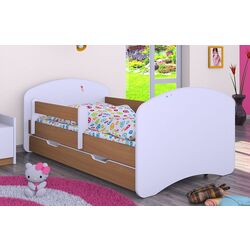 Pat Happy Babies Happy L10 cu sertar 90x200 (White/Beech) Thumb