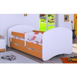 Pat Happy Babies Happy L10 cu sertar 90x200 (White/Orange) Thumb