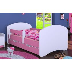 Pat Happy Babies Happy L10 cu sertar 90x200 (White/Pink) Thumb