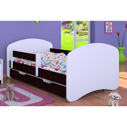 Pat Happy Babies Happy L10 cu sertar 90x200 (White/Wenge Chestnut) Thumb