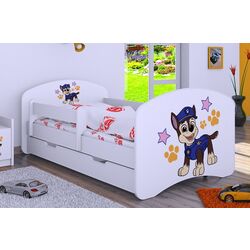 Pat Happy Babies Happy Police Dog L02 cu sertar 70x140 (White) Thumb