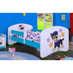 Pat Happy Babies Happy Police Dog L05 90x180 (White/Blue) Thumb