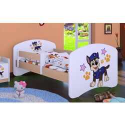 Кровать Happy Babies Happy Police Dog L05 90x180 (White/Light Pear) Thumb