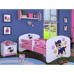 Pat Happy Babies Happy Police Dog L05 90x180 (White/Pink)