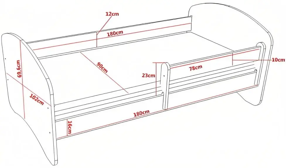 Pat Happy Babies Happy Pony L05 90x180 (White/Pastel Green)