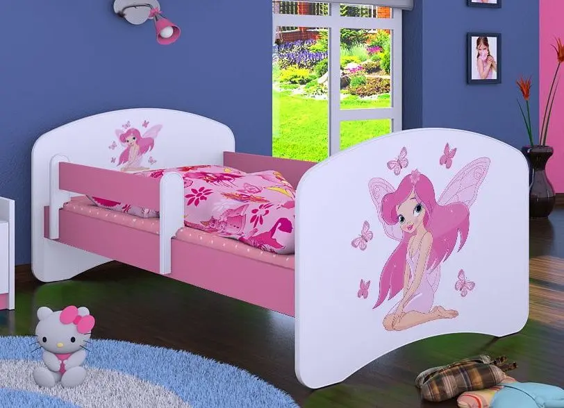 Pat Happy Babies Happy Princess with Butterflies L01 70x140 (White/Pink)