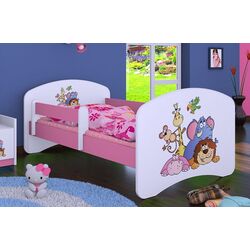 Pat Happy Babies Happy Safari L03 80x160 (White/Pink) Thumb