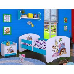 Pat Happy Babies Happy Safari L05 90x180 (White/Blue)