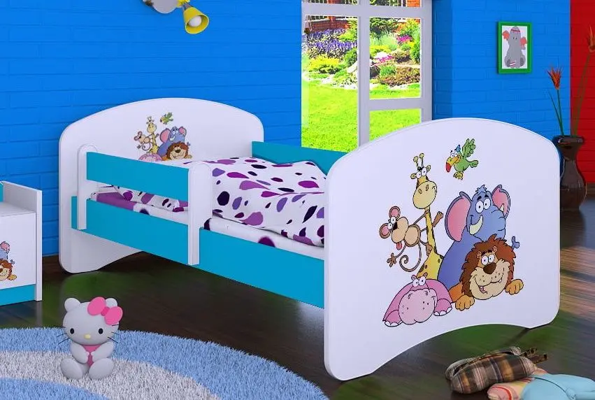 Pat Happy Babies Happy Safari L05 90x180 (White/Blue)