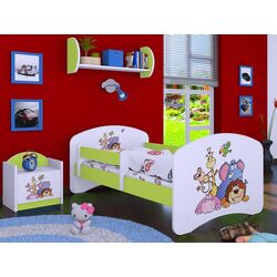 Кровать Happy Babies Happy Safari L05 90x180 (White/Pastel Green)