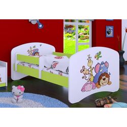 Pat Happy Babies Happy Safari L05 90x180 (White/Pastel Green) Thumb