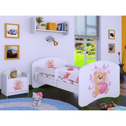 Pat Happy Babies Happy Teddy Bear L03 80x160 (White)