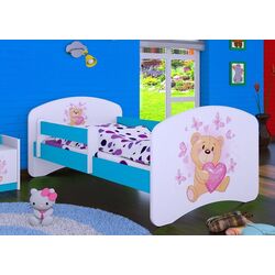 Pat Happy Babies Happy Teddy Bear L03 80x160 (White/Blue) Thumb