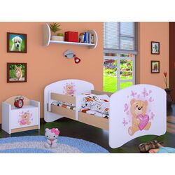Кровать Happy Babies Happy Teddy Bear L03 80x160 (White/Light Pear)