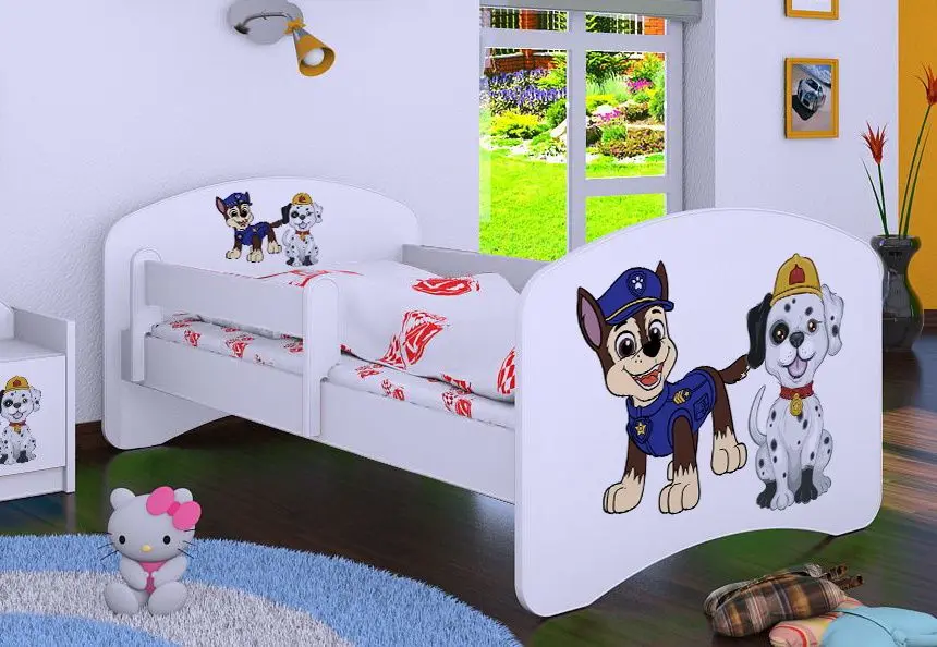 Pat Happy Babies Happy Two Dogs L01 70x140 (White)