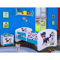 Кровать Happy Babies Happy Two Dogs L01 70x140 (White/Blue)