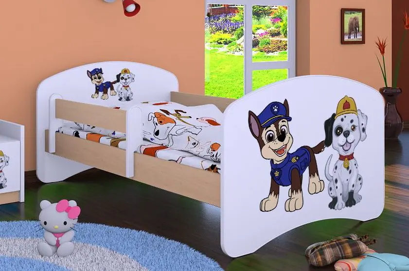 Pat Happy Babies Happy Two Dogs L01 70x140 (White/Light Pear)