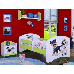 Pat Happy Babies Happy Two Dogs L01 70x140 (White/Pastel Green)