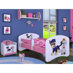 Pat Happy Babies Happy Two Dogs L01 70x140 (White/Pink)