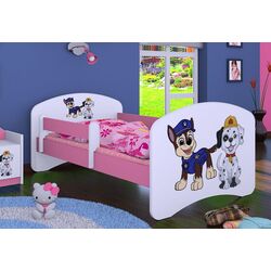 Pat Happy Babies Happy Two Dogs L01 70x140 (White/Pink) Thumb