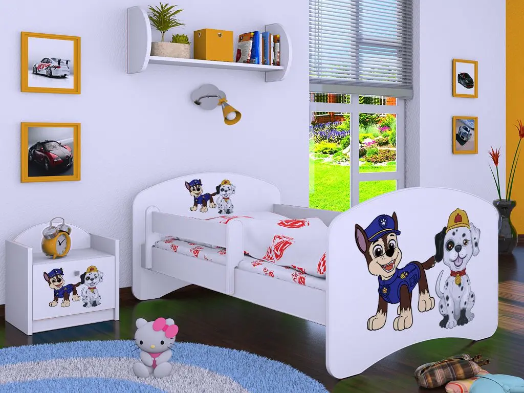 Pat Happy Babies Happy Two Dogs L01 70x140 (White)