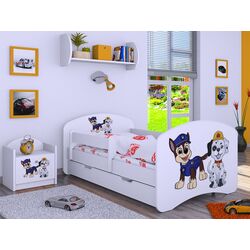 Pat Happy Babies Happy Two Dogs L06 cu sertar 90x180 (White)