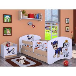 Кровать Happy Babies Happy Two Dogs L06 с ящиком 90x180 (White/Light Pear)